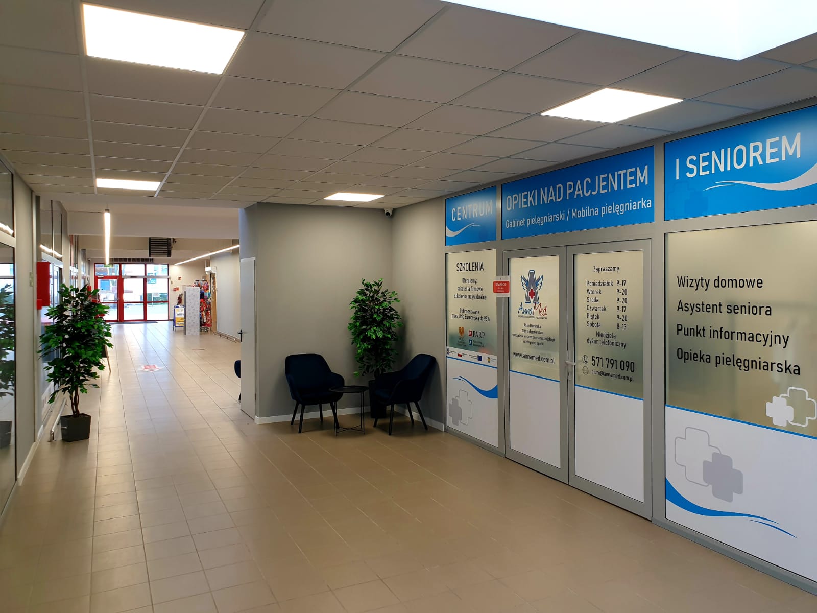 Zdjęcie gabinetu zabiegowego AnnaMed - profesjonalna opieka pielęgniarska