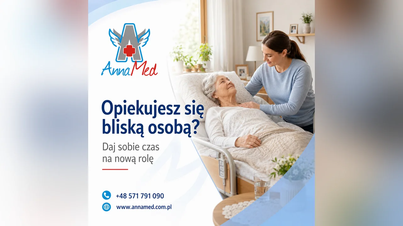 Grafika AnnaMed: Jak odnaleźć się w roli opiekuna osoby przewlekle chorej?