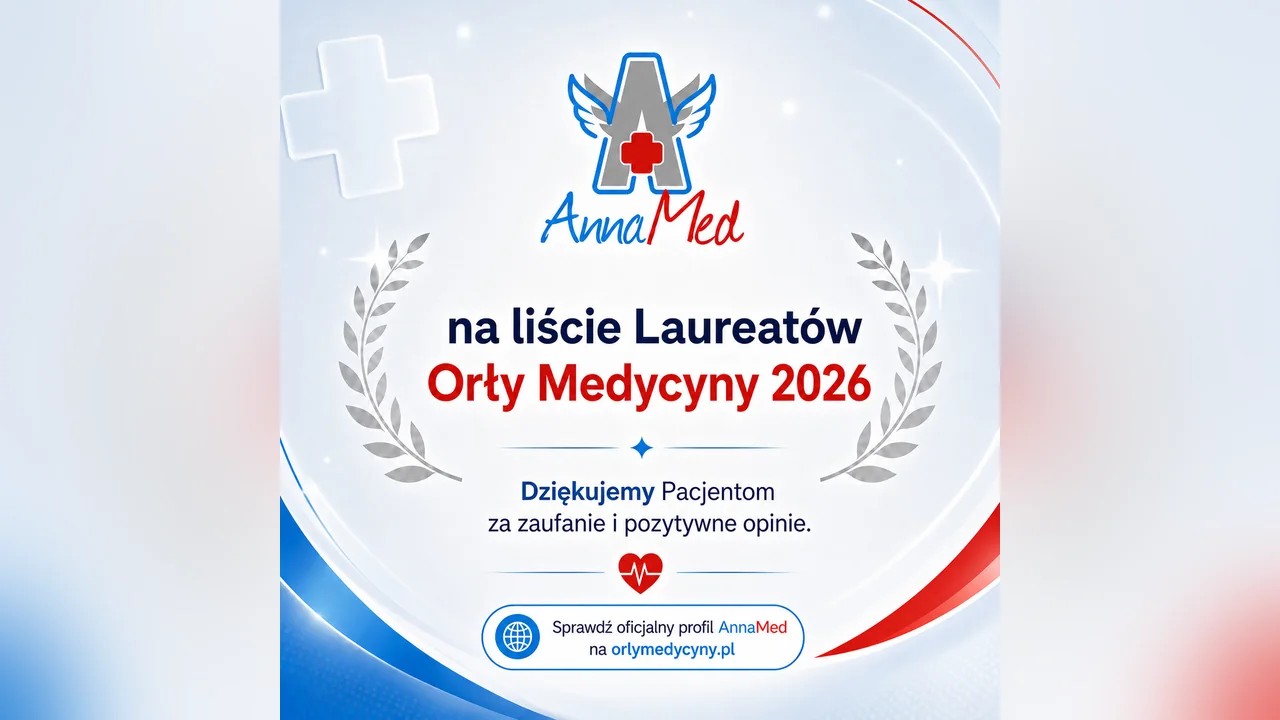Grafika AnnaMed: AnnaMed na liście Laureatów Orły Medycyny 2026