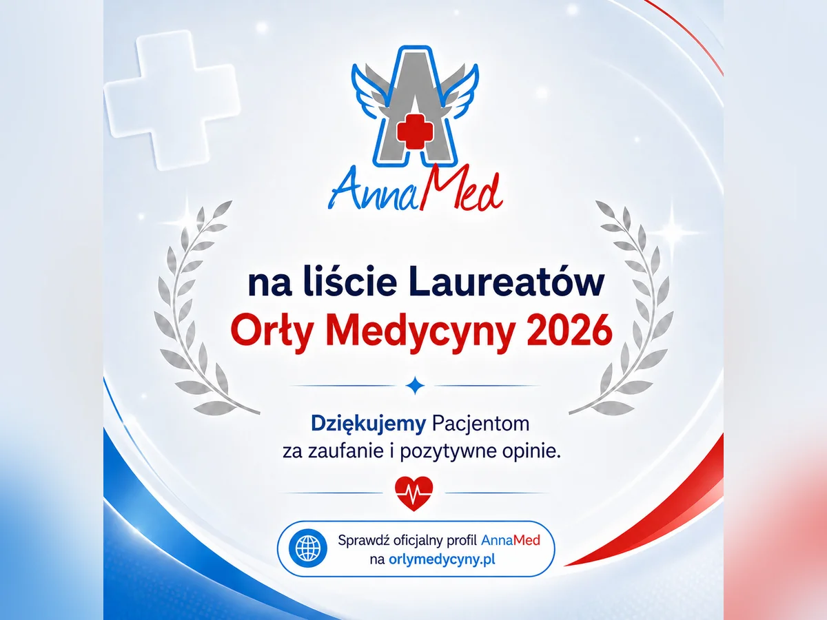Grafika AnnaMed: AnnaMed na liście Laureatów Orły Medycyny 2026