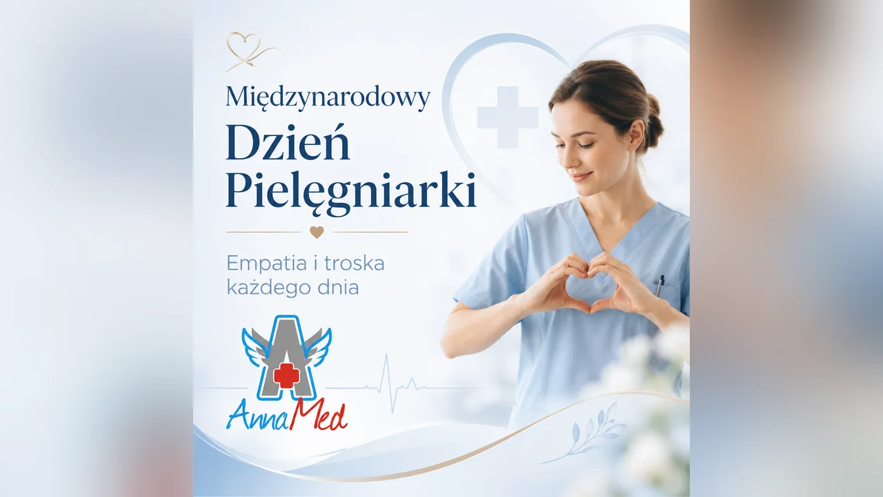 Grafika AnnaMed: Międzynarodowy Dzień Pielęgniarki – 12 maja