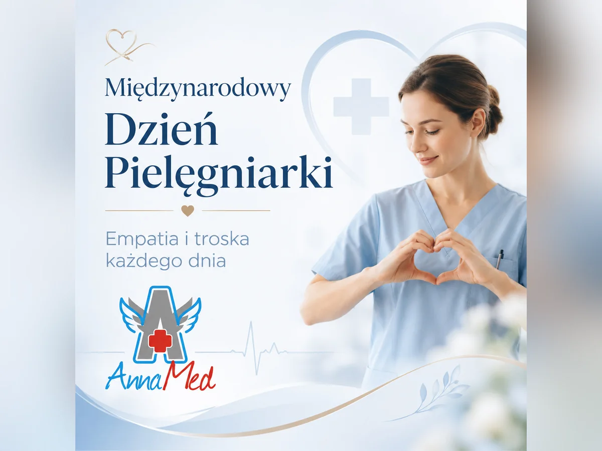 Grafika AnnaMed: Międzynarodowy Dzień Pielęgniarki – 12 maja