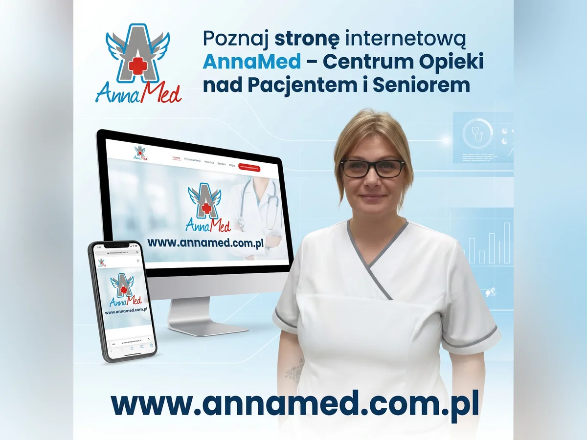 Grafika AnnaMed: Poznaj stronę internetową AnnaMed