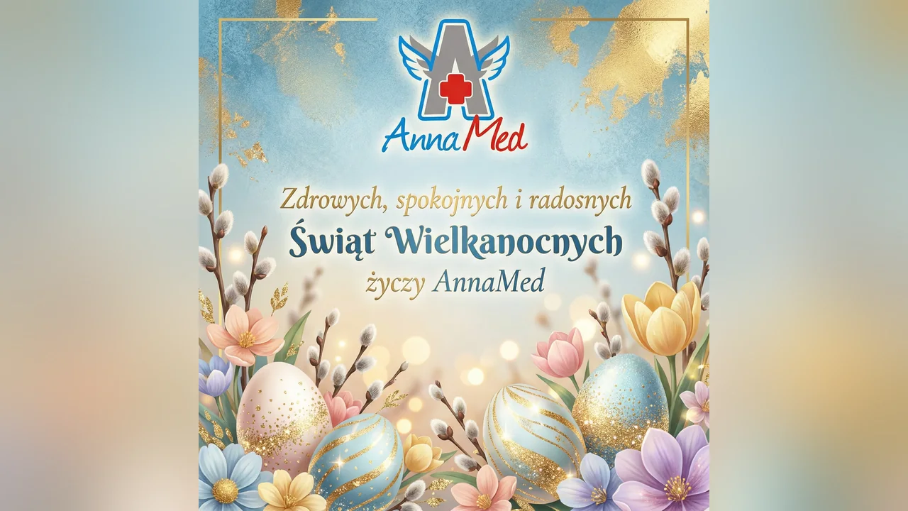 Grafika AnnaMed: Życzenia wielkanocne od AnnaMed