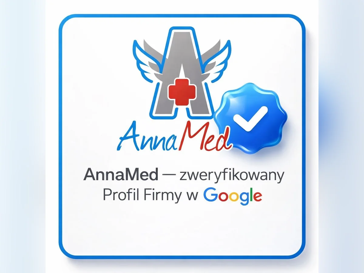 Grafika AnnaMed: AnnaMed ze zweryfikowanym Profilem Firmy w Google