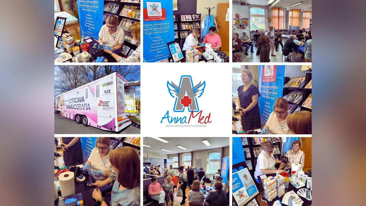 Grafika AnnaMed: Wyjątkowy Dzień Kobiet z Biblioteką Publiczną w Rydułtowach