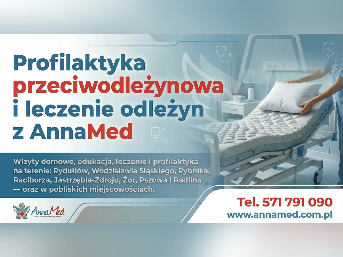 Grafika AnnaMed: Odleżyna to nie tylko rana na skórze