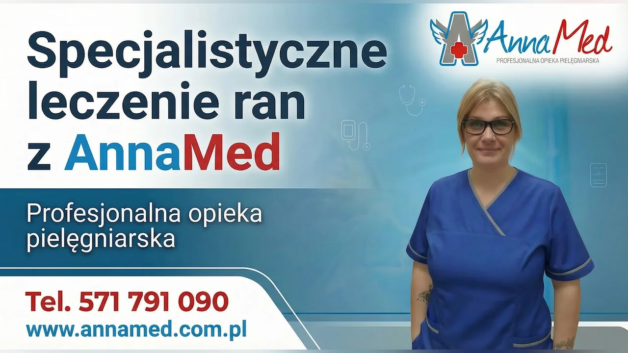 Grafika AnnaMed: Specjalistyczne leczenie ran w AnnaMed – rany przewlekłe i trudno gojące się