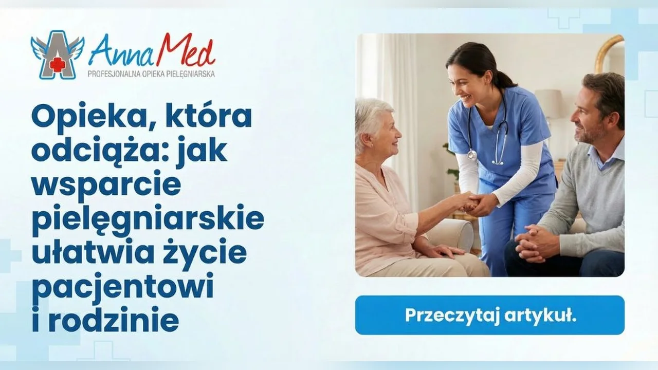 Grafika AnnaMed: Opieka pielęgniarska AnnaMed w subregionie zachodnim województwa śląskiego