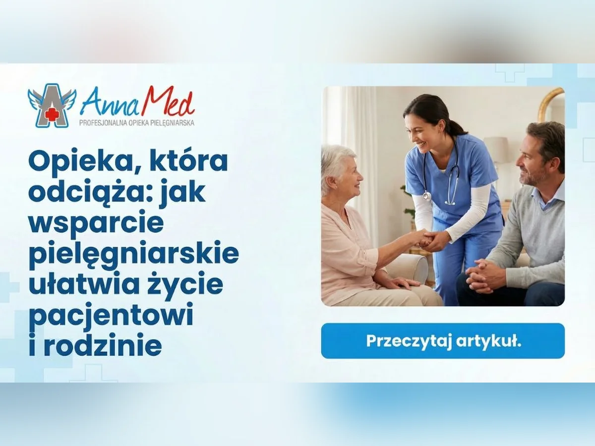 Grafika AnnaMed: Opieka pielęgniarska AnnaMed w subregionie zachodnim województwa śląskiego